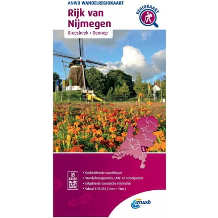 ANWB Wandelkaart Rijk van Nijmegen