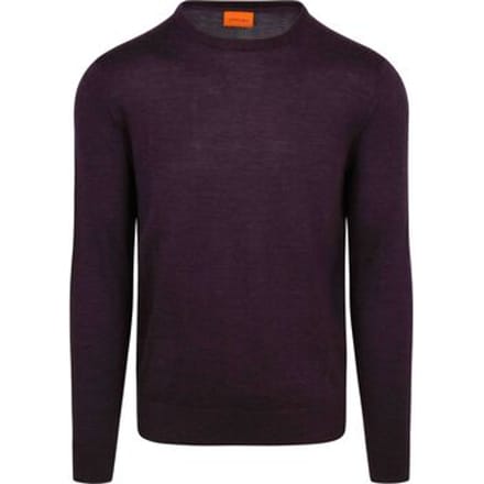 Suitable Merino Pullover Paars - Maat 3XL - Heren - Sweater