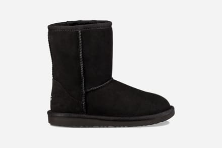 UGG® Classic II for Kids in Black, Size 3, Twinface/Polyester/Wool