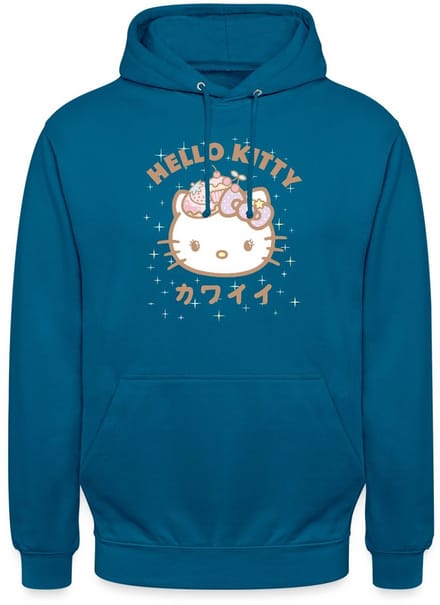 Hello Kitty Kawaii Stijlen Met Sterren Hoodie Unisex