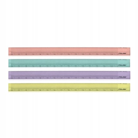Milan Driehoekige Liniaal 15cm New Look - Transparant Plastic