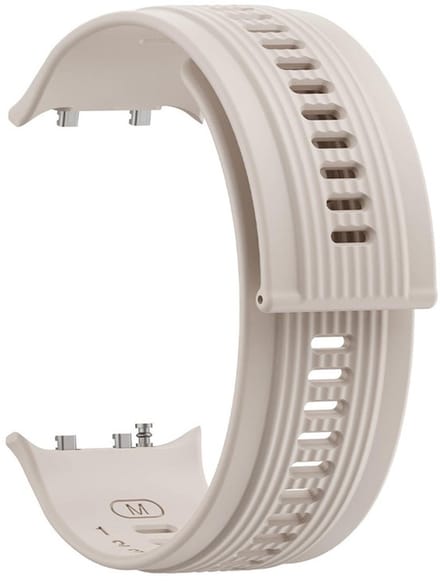 Siliconen bandje - geschikt voor Huawei Watch D2 - beige