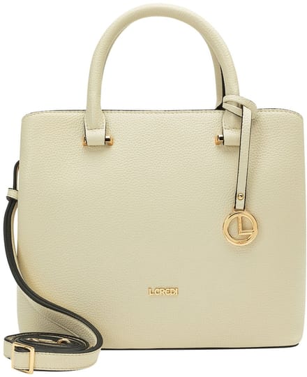 L.CREDI Handtas Schoudertas Maxima Handle Bag Creme Crème