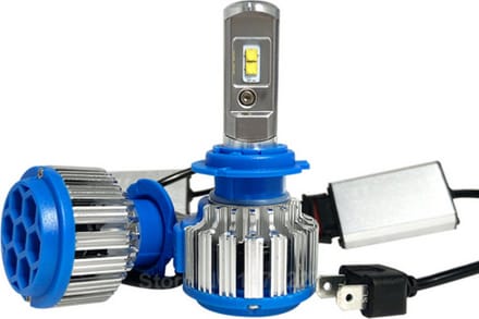 LED koplampen set / 9012 fitting / Waterproof / 35W 3500 lumen per lamp (7000 totaal)