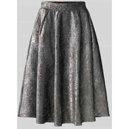 Midirok met structuurmotief en elastische band