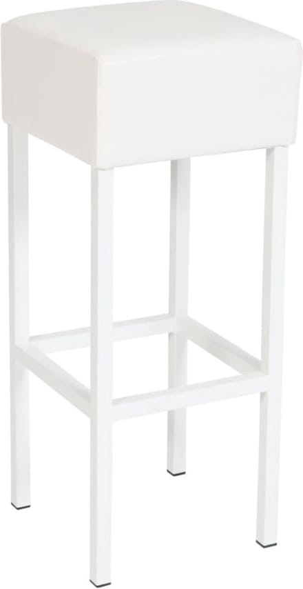 Workliving Barkruk Skai - Wit / Wit - 82 CM