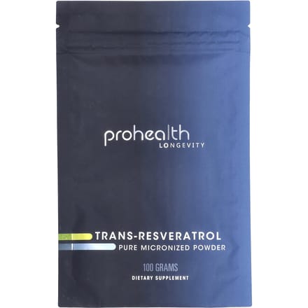Trans-Resveratrol, Puur Gemalen Poeder, 100G