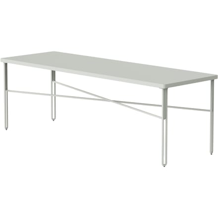 NINE Inline salontafel rechthoekig - hellgrau