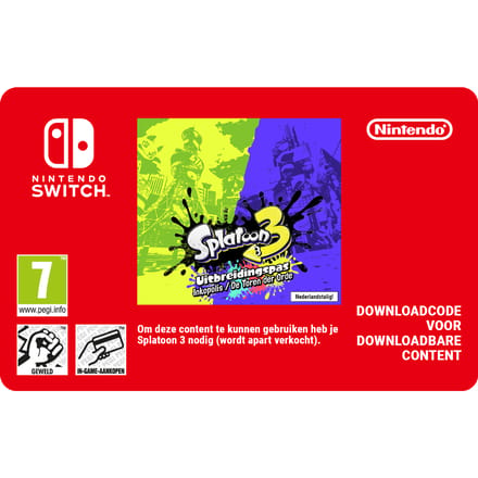 Uitbreidingspas voor Splatoon 3