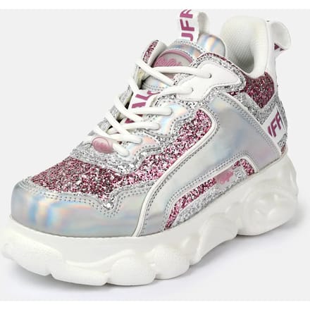 Vegan nappa/glitter sneakers voor dames Buffalo Cld Chai