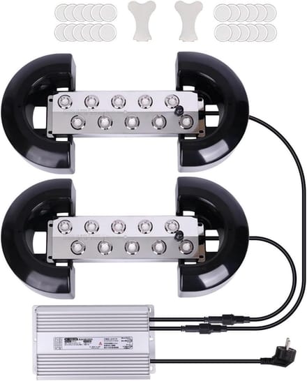 Mist Maker - Water Verdamper - Decoratieve Nevel - 20 Spraykoppen - 14 L/u - Zilver