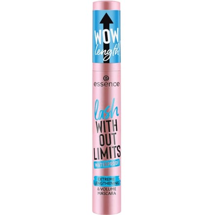 Essence Lash Without Limits Waterproof Extreme Lengthening &amp; Volume Mascara 03 Black Waterproof 13 ml