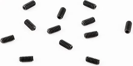 Saddle Height screws, American Series Strat '86-'07, 1/4, zwart, 12 pcs