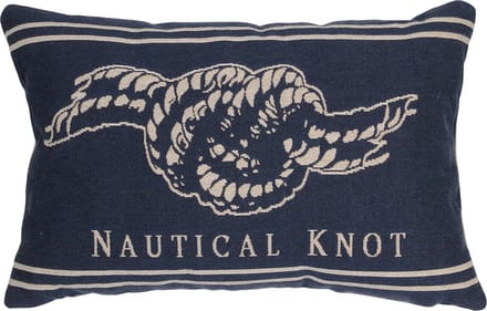 gobelin kussen navy nautical knot 30x45cm*