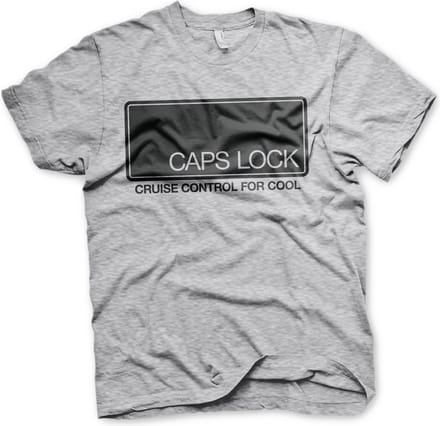 Hybris CAPS LOCK Cruise Control For Cool T-shirt, grijs gemêleerd