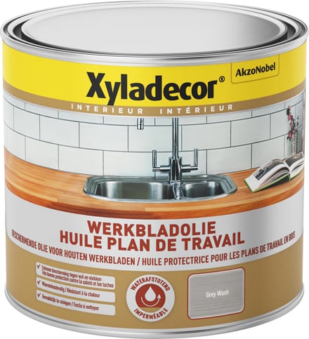 Xyladecor - Werkbladolie - Grey Wash - 0,5 L