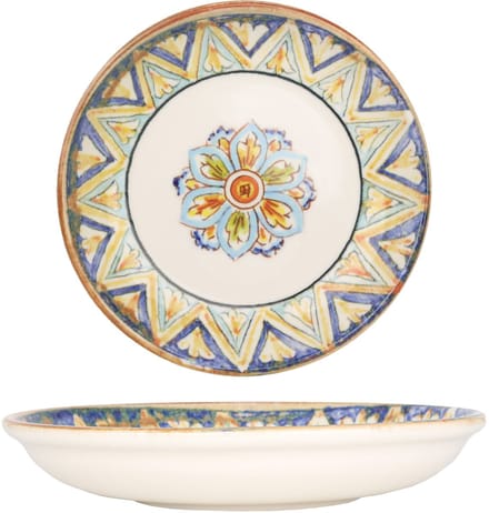 Kütahya Porselen Diepbord - Strada - Porselein - 21 cm (700cc) - set van 6