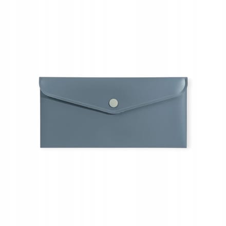 Biurfol DL envelop map met drukknoop, soft touch, grijs