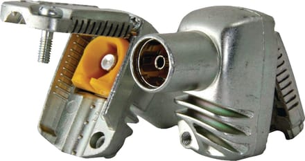 Coaxconnector Female Metaal Zilver