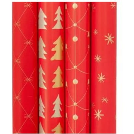 Kerst cadeaupapier timeless, 150 x 70 cm