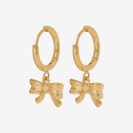Essenza Bow Earrings Gold