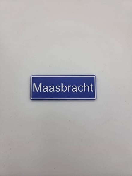 Koelkast Magneet plaatsnaam 8 X 3 CM Maasbracht