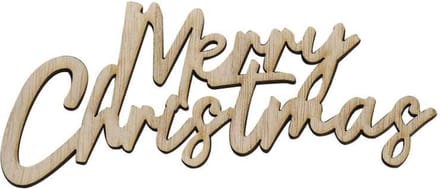 Ginger Ray - Ginger Ray - Houten tafeldecoratie Merry Christmas