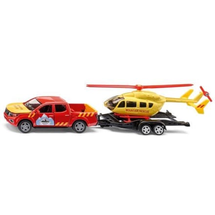 Siku 2570, Nissan Navara met Helicopter, schaal 1:50, metaal/kunststof