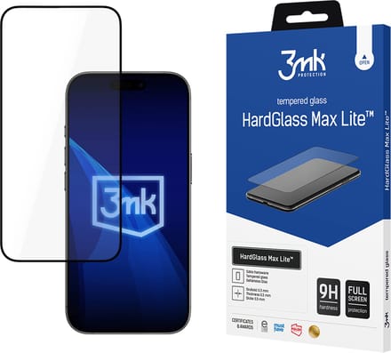 3Mk Hardglass Max Lite Gehard Glas Voor Apple Iphone 17 Pro Max 100%
