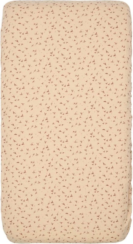 Koeka hoeslaken wieg Trail beige 40x80