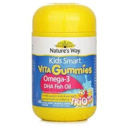 Kids Smart Vita Gummies Omega-3 DHA Fish Oil 60 pastilles
