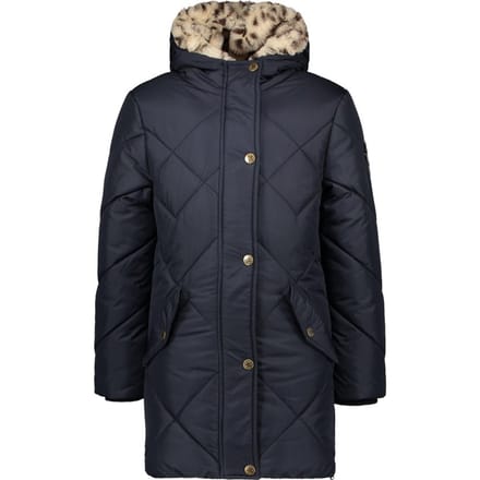 Flo - Maat 110 - Meisjes Winterjas - Navy