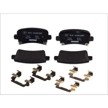 Remblokset TEXTAR 2442102, achter