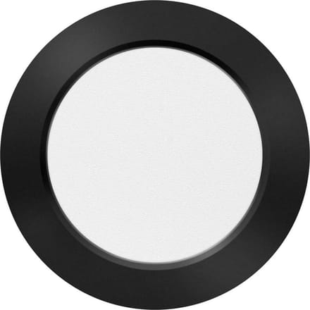 ETH Ruby Led plaf rond 3 step dimm. 2800k 8w IP44 zwart 16.5x1.8cm + mem. Ra90 + inbouw