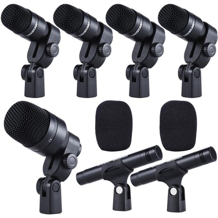 TAKSTAR DMS-D7 Professionele Muziekinstrumenten Drumstel Bedrade Microfoon Microfoon Kit met Standaard gray