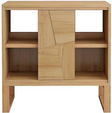 Vente-unique Onderkast op poten in teakhout - B80 cm - MATARAM