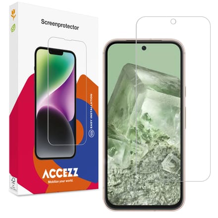 Accezz Screen Protector - Geschikt voor Google Pixel 8a - Gehard Glas Screenprotector