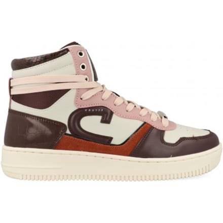 Cruyff Campo High Lux dames sneaker - Bruin multi - Maat 38