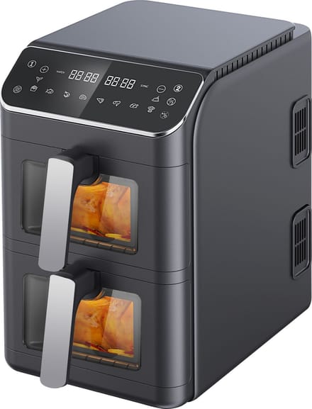 Hetelucht Friteuse Dubbel