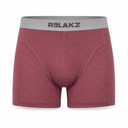 RELAKZ Heren Boxershorts Lenzing Modal 2-pack RZ Roan Red M