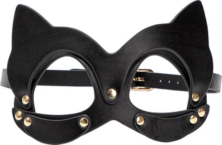 Smart Moves - Kattenmasker met Studs - Zwart