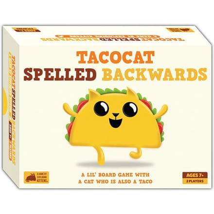 Exploding-Kittens Tacocat Spelled Backwards