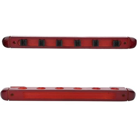 Wandgemonteerd Houten Biljart Pool Keu Rek 6 Keuen Hangen Houder Biljart Accessoire brown