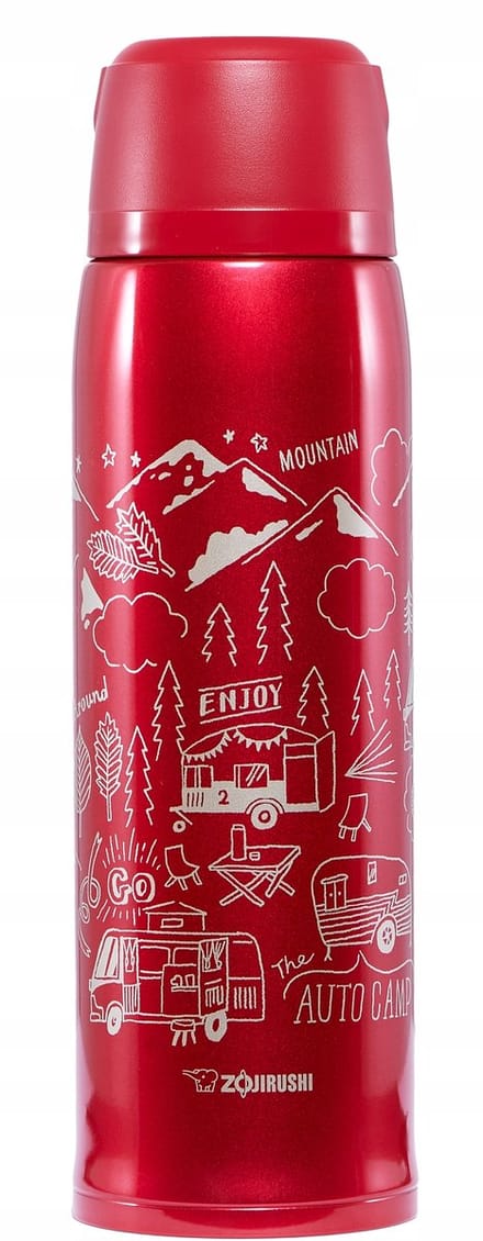 Zojirushi SJ-JS10-RA - Thermosfles - Rood - 1,03L - Antibacteriële Beker