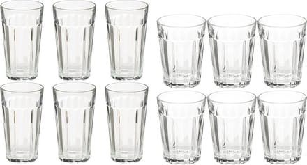Secret de Gourmet - Set 12x stuks Lorenz-serie drink glazen 250/350 ml