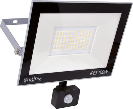 Led Bouwlamp - Schijnwerper - met sensor - 100w - 8000 Lumen - 6400K - Koud Wit