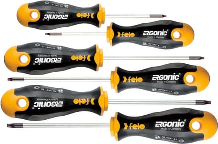 Set van 6 Ergononomische Schroevendraaiers