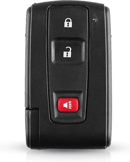 XEOD Autosleutelbehuizing - sleutelbehuizing auto - sleutel - Autosleutel / Geschikt voor: Toyota 3 Knops smart key
