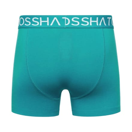 Crosshatch Heren Hovland Boxershorts (Set van 3) (Tropisch Groen)