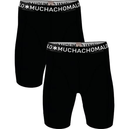 Muchachomalo boxershorts - heren boxers lange pijpen (2-pack) - Solid - Maat: 3XL